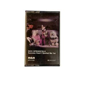 Vintage 1982 Rick Springfield Cassette Success Hasn’t Spoiled Me Yet Used